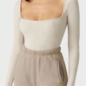 Joah Brown SQUARE NECK LONG SLEEVE! NWOT!